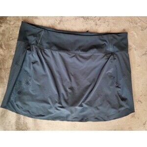 ATHLETA Run Withit Skort Sz 3X Crest Blue  Golf Tennis Pickleball Hiking Pockets